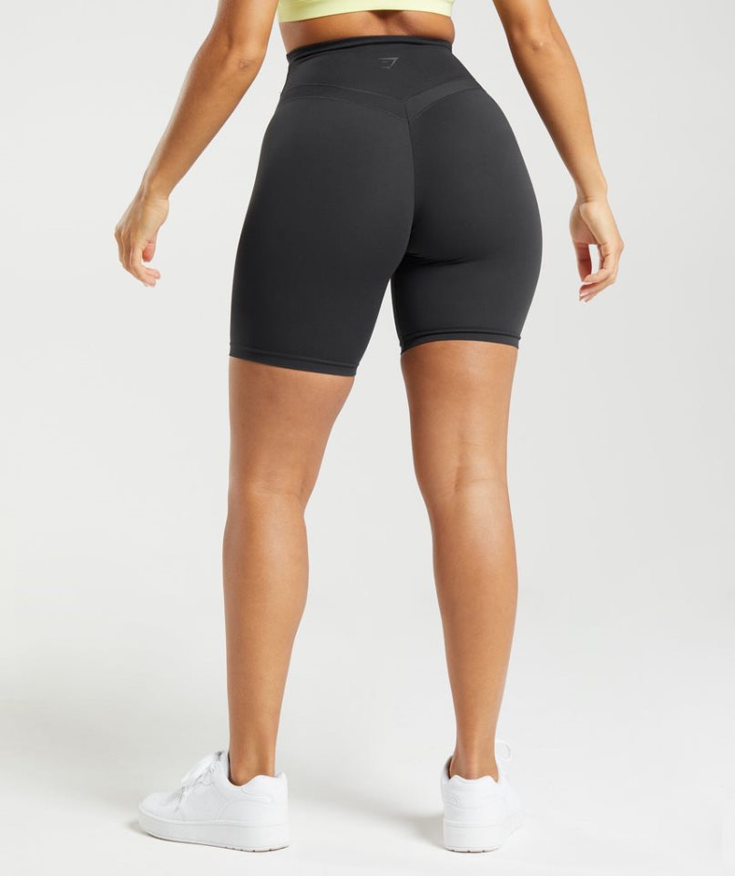 Women's Gymshark Whitney Cycling Shorts Black | CA 1DN873